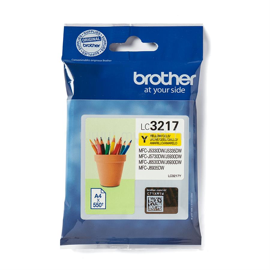 BROTHER Patron LC3217Y Sárga (550 oldal)
