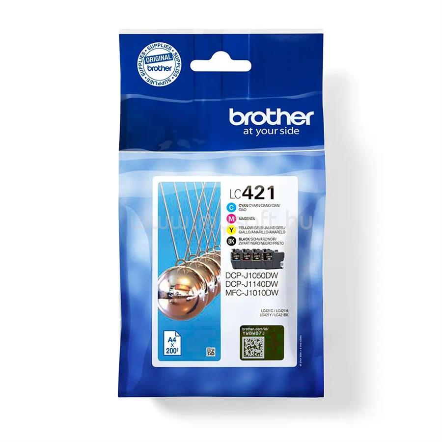 BROTHER LC421 eredeti tintapatron multipack