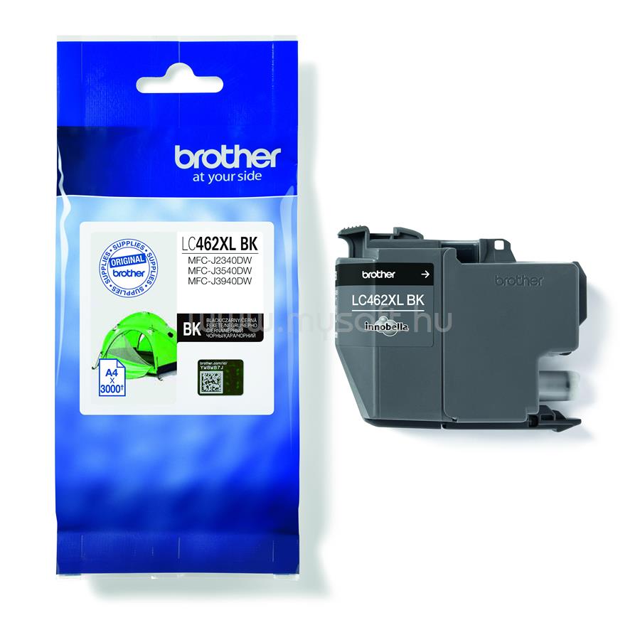 BROTHER Patron LC462XLBK Fekete (3000 oldal)