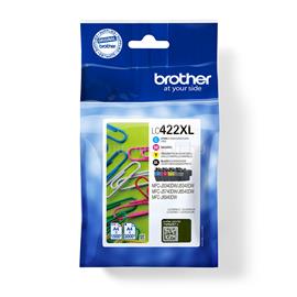 BROTHER Patron LC422XLVAL Fekete/Kék/Magenta/Sárga multipakk (1x3000 oldal/ 3x1500 oldal) LC422XLVAL small