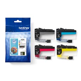 BROTHER Patron LC424BK Fekete/Kék/Magenta/Sárga multipakk (4x750 oldal) LC424VAL small
