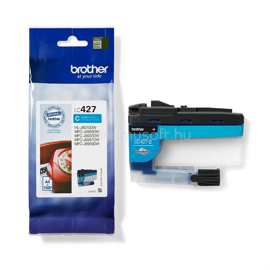 BROTHER Patron LC427C Kék (1500 oldal)