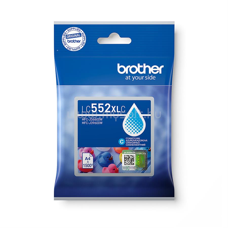BROTHER Patron LC552XLC cián (16,5 ml)