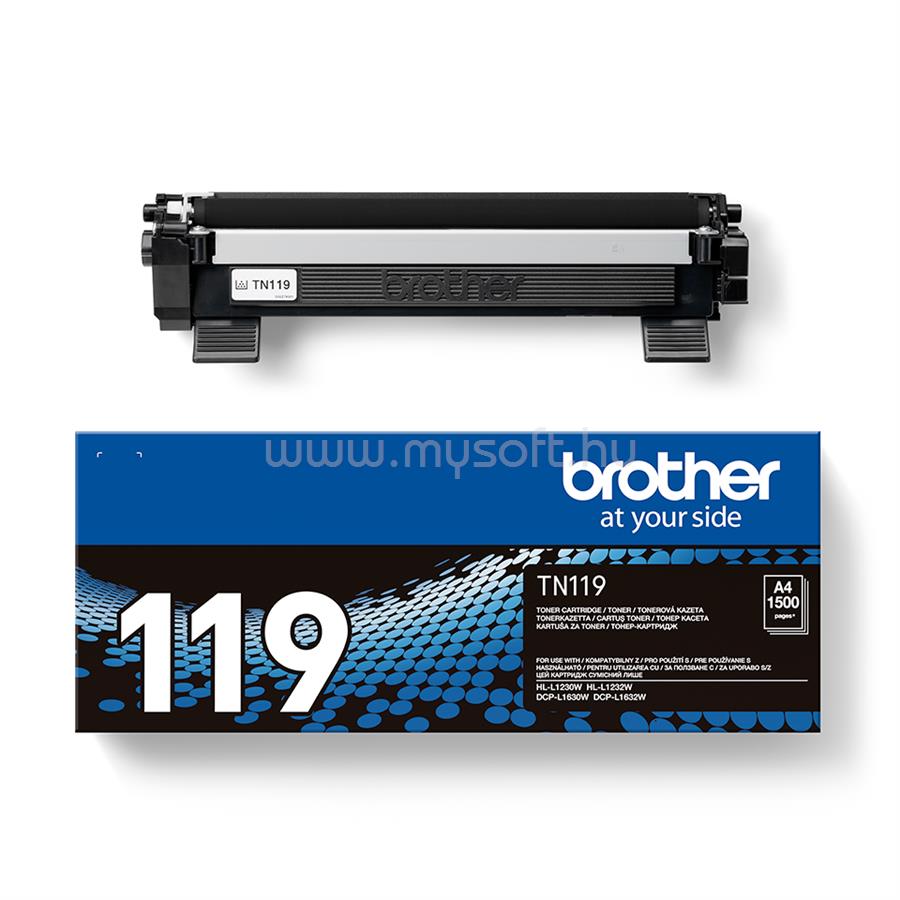 BROTHER Toner TN-119 Fekete (1500 oldal)