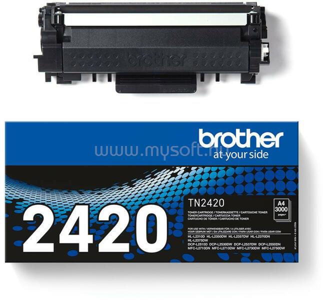 BROTHER Toner TN-2420 Fekete (3000 oldal)