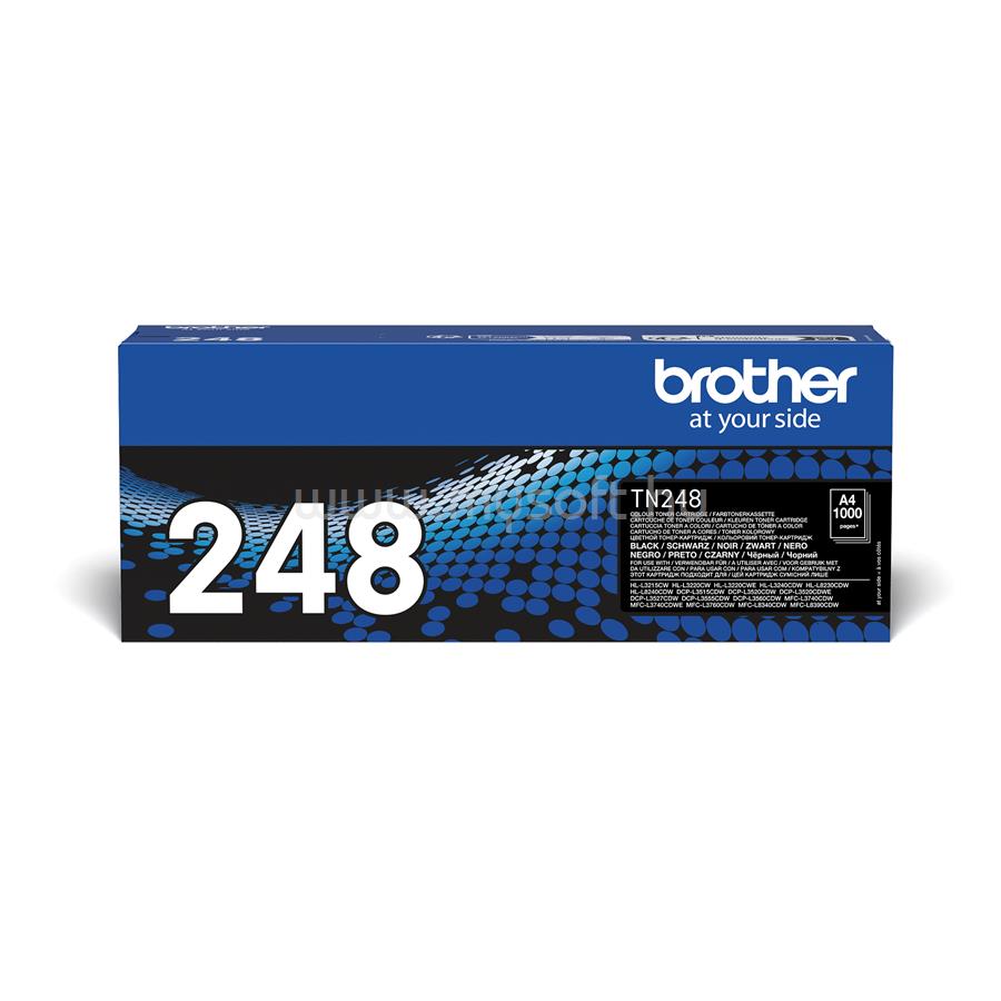 BROTHER Toner TN-248BK Fekete (1000 oldal)