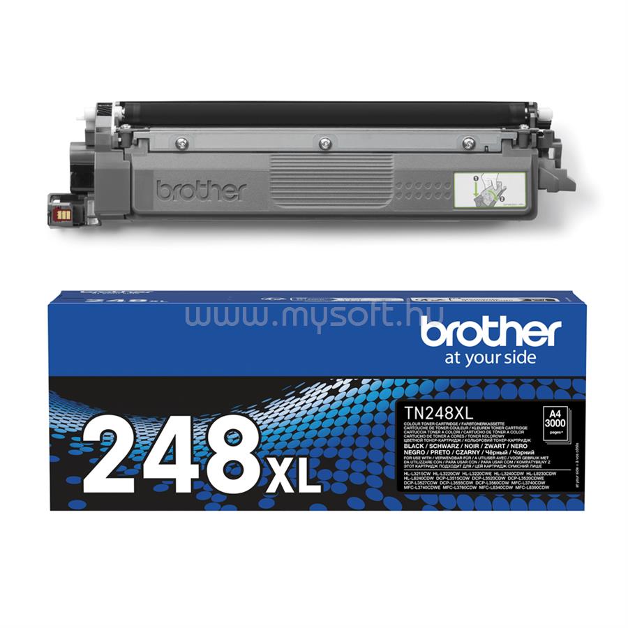 BROTHER Toner TN-248XLBK Fekete (3000 oldal)