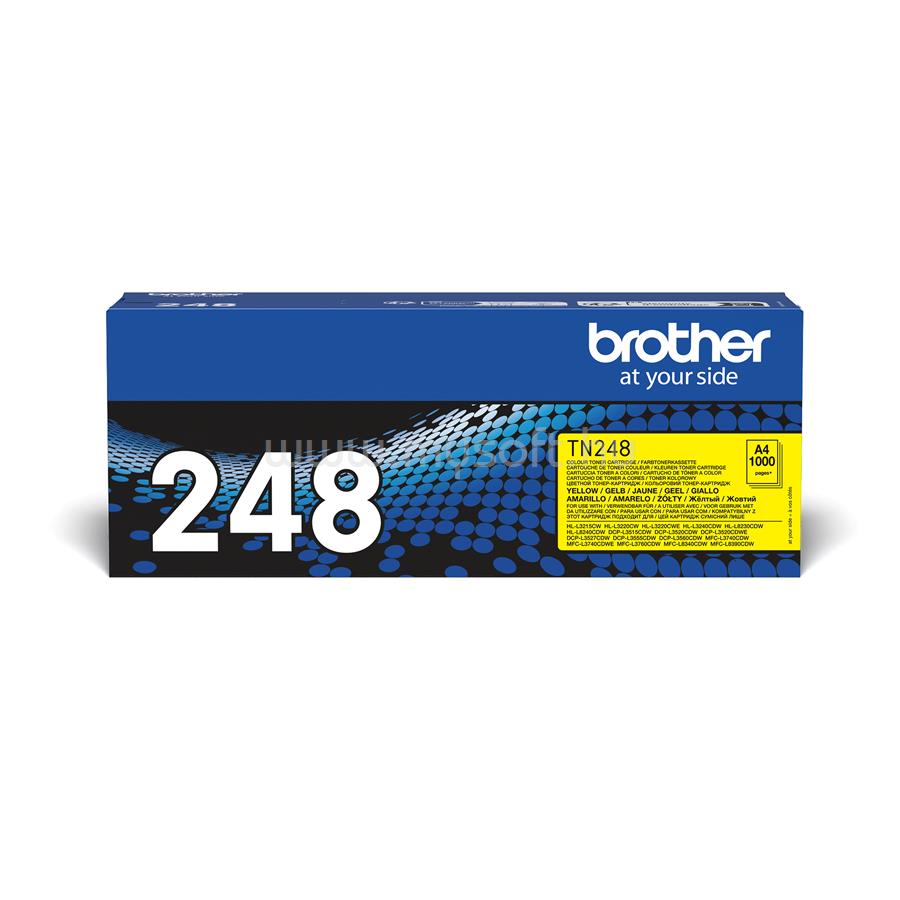 BROTHER Toner TN-248Y Sárga (1000 oldal)