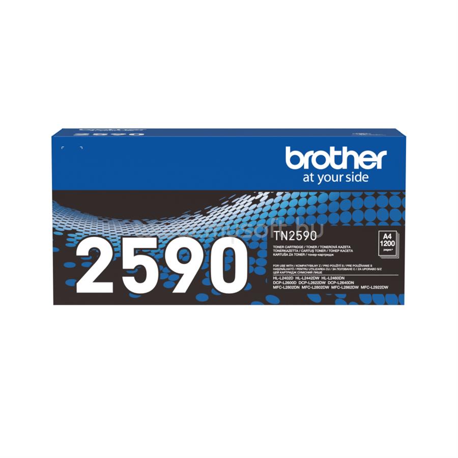 BROTHER Toner TN-2590 Fekete (1200 oldal)