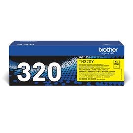 BROTHER Toner TN-320Y Sárga (1500 oldal) TN320Y small