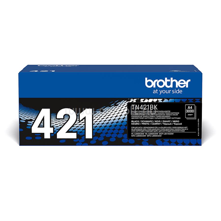 BROTHER Toner TN-421BK Fekete (3000 oldal)