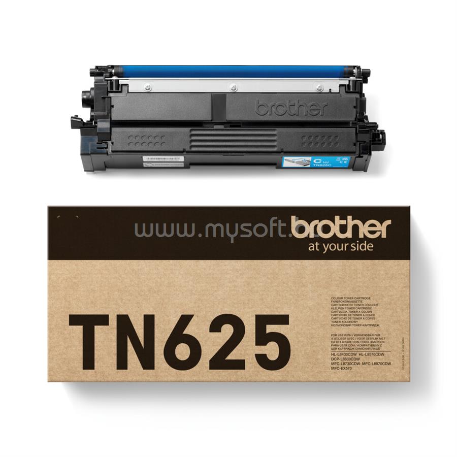BROTHER Toner TN-625C Kék (1800 oldal)