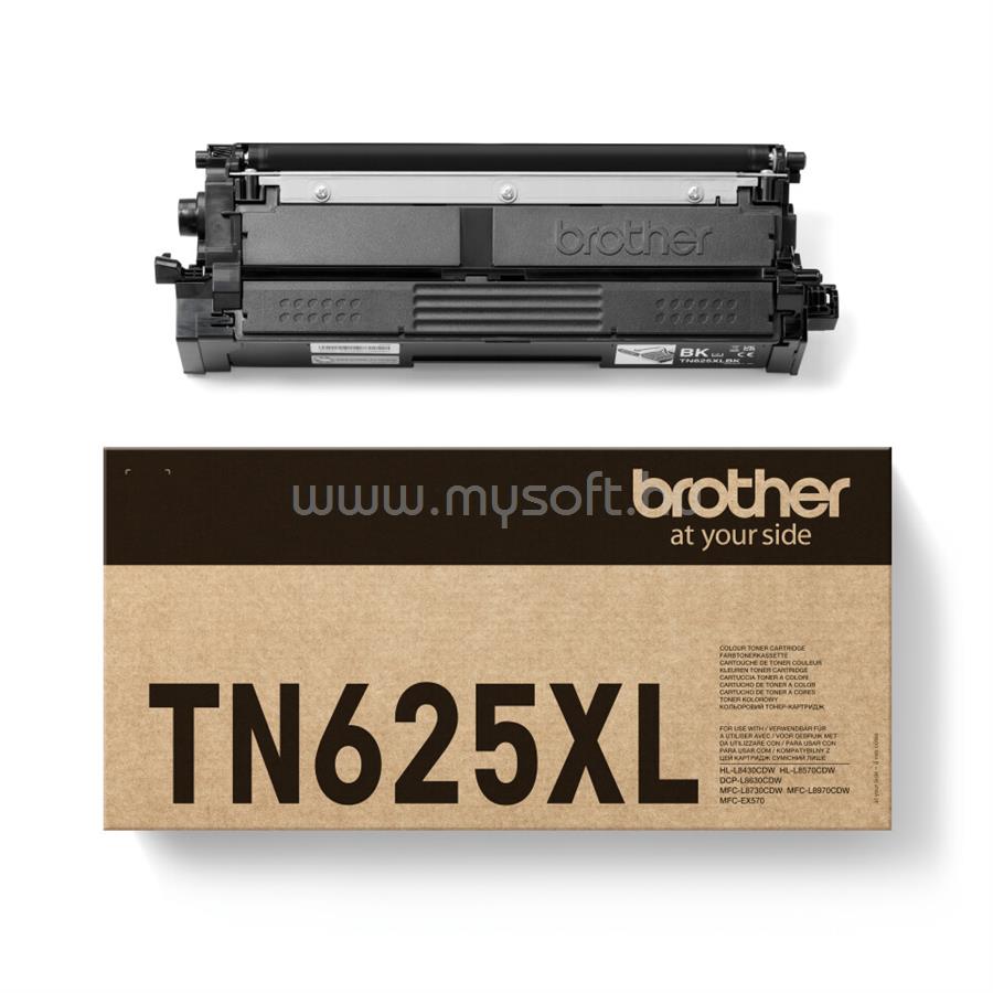 BROTHER Toner TN-625XLBK Fekete (5500 oldal)