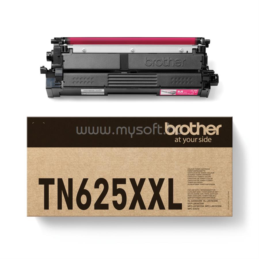 BROTHER Toner TN-625XXLM Bíbor (6500 oldal)