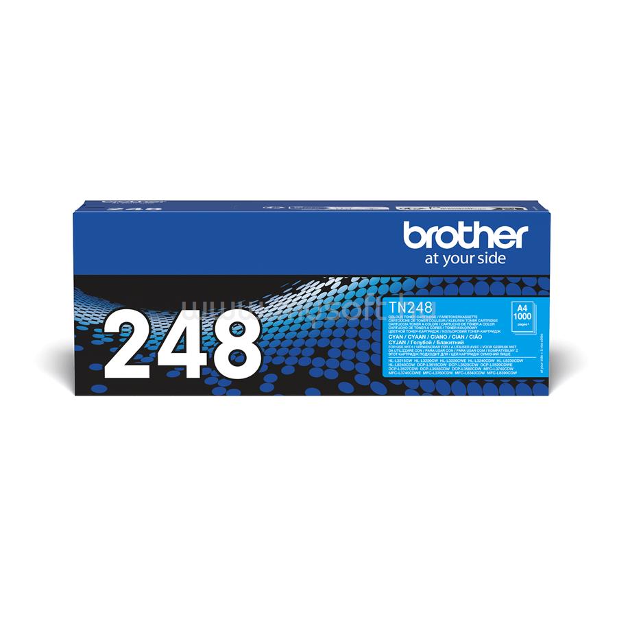 BROTHER Toner TN-248C Kék (1000 oldal)