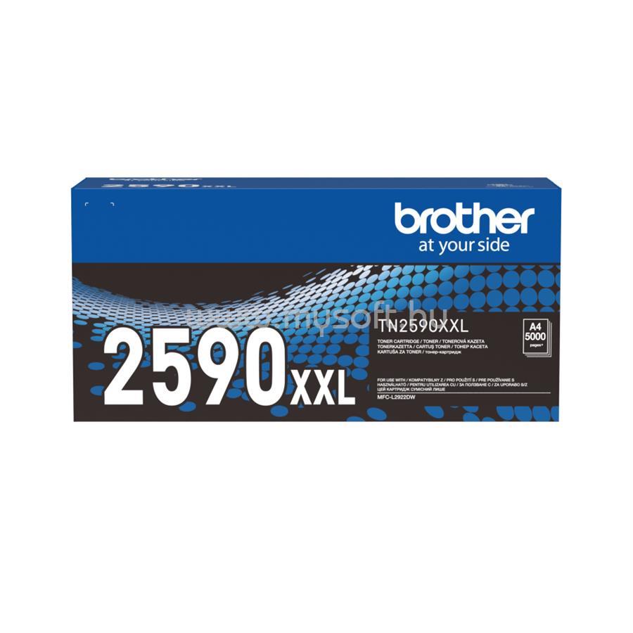 BROTHER Toner TN2590XXL Fekete (5000 oldal) [BONTOTT CSOMAGOLÁS]