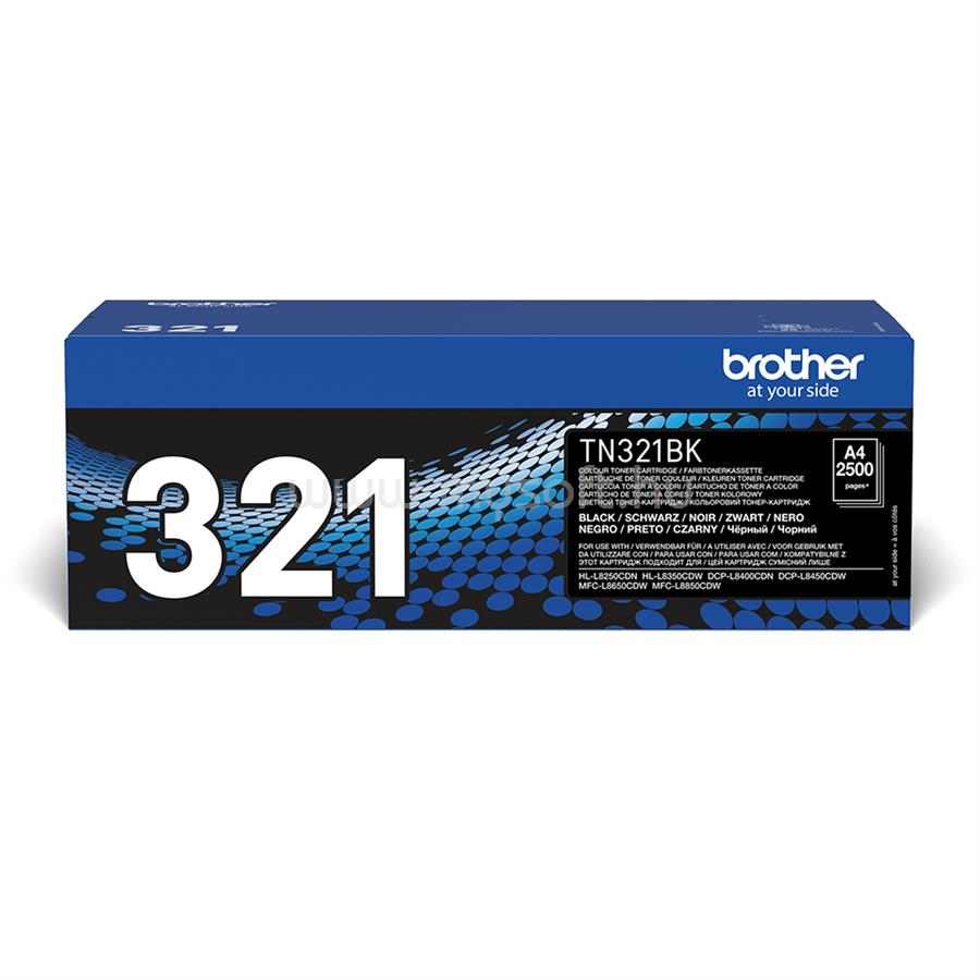 BROTHER Toner TN-321BK Fekete (2500 oldal)