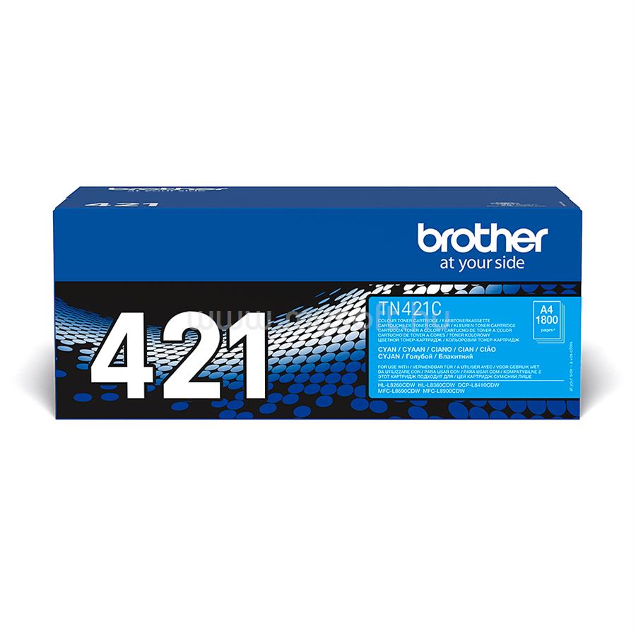 BROTHER Toner TN-421C Kék (1800 oldal)