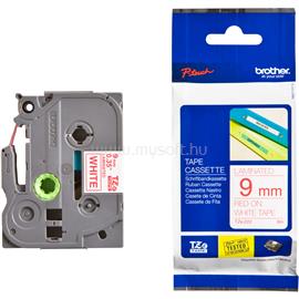 BROTHER TZE-222 fehér alapon piros eredeti feliratozó szalag (9mm x 8m) TZ222 small