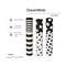 BRUNO VISCONTI Dreamwrite Flora Black&White 0,7 mm, kék golyóstoll P3011-4515 small