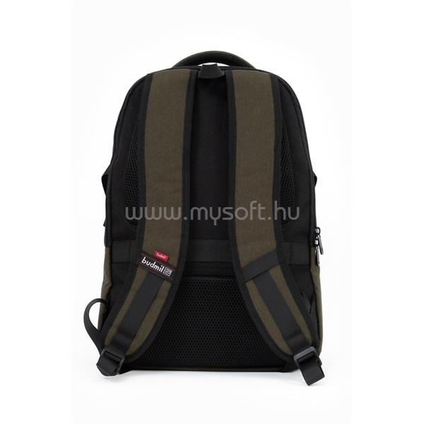 BUDMIL 10110265 S2 Andreo khaki ovális hátitáska