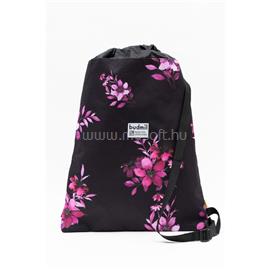 BUDMIL 10150032 fekete-rózsaszín mintás tornazsák 10150032-001243-0000 small