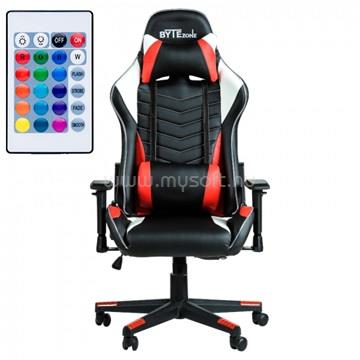 BYTEZONE GCN WINNER gaming szék LED piros