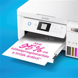 EPSON EcoTank L4266 színes multifunkciós tintasugaras tintatartályos nyomtató (14000/5200 oldalra elegendő tintával) C11CJ63414 small