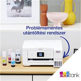 EPSON EcoTank L4266 színes multifunkciós tintasugaras tintatartályos nyomtató (14000/5200 oldalra elegendő tintával) C11CJ63414 small