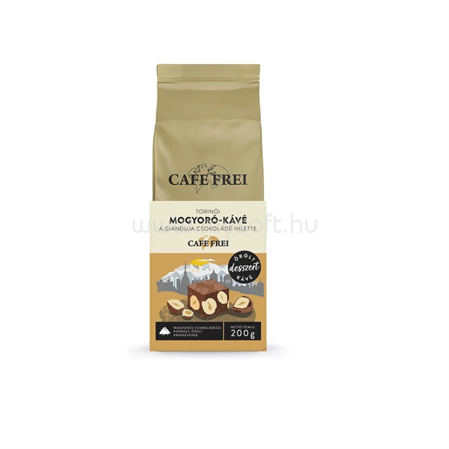 CAFE FREI Kávé őrölt, 200g, Torinói mogyorós csokoládé