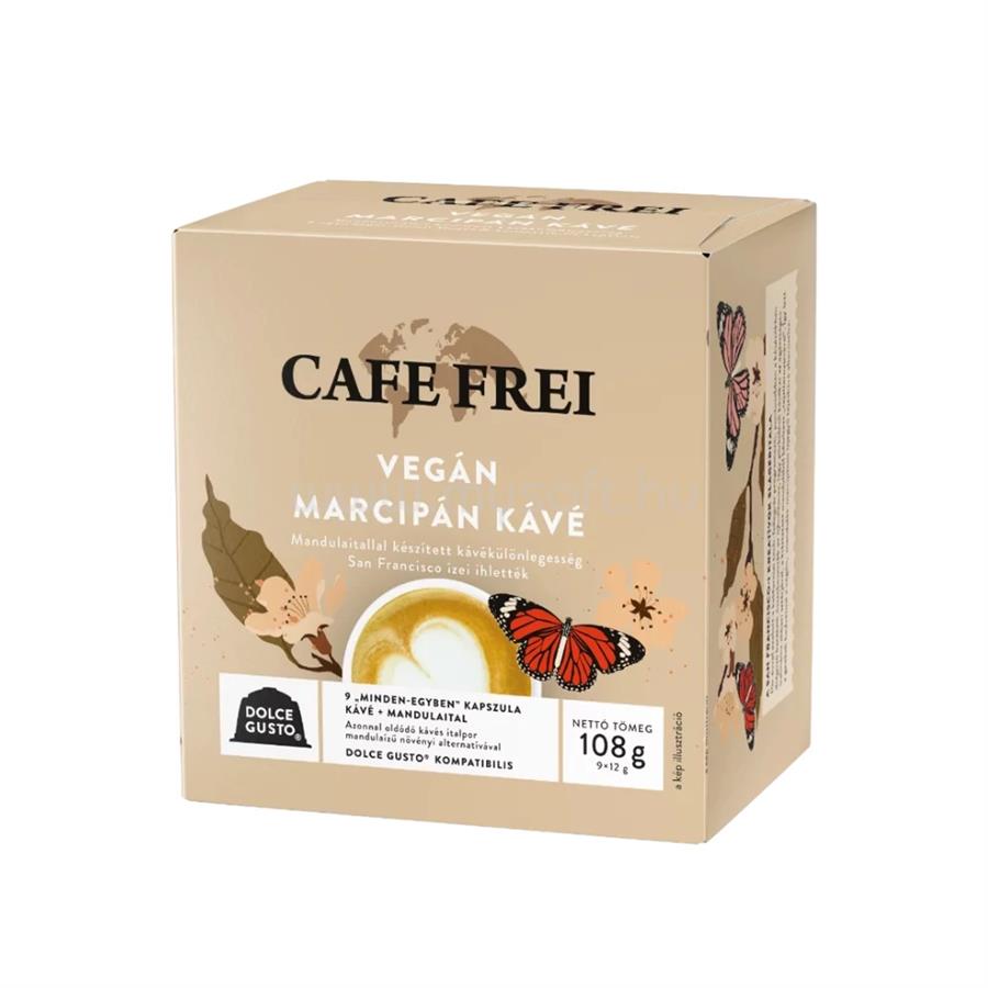CAFE FREI Kávékapszula, Dolce Gusto kompatibilis, Vegán marcipán kávé 9db kapszula