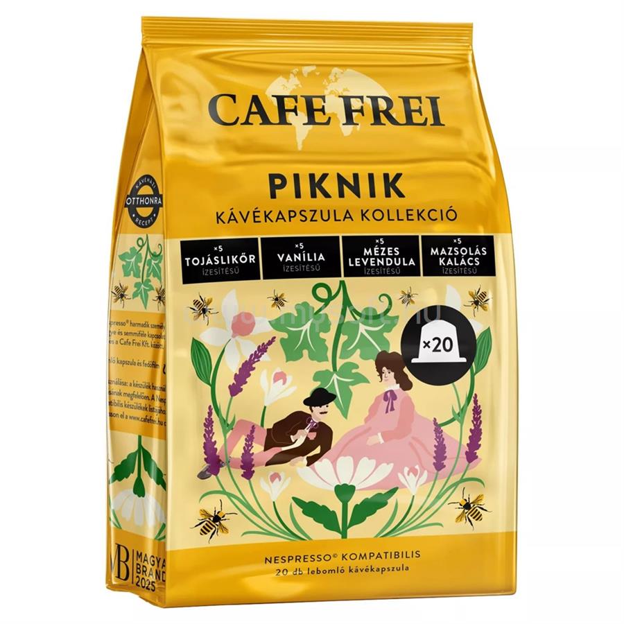 CAFE FREI Kávékapszula, Nespresso kompatibilis, Cafe Frei, Piknik kávékapszula kollekció  20db kapszula