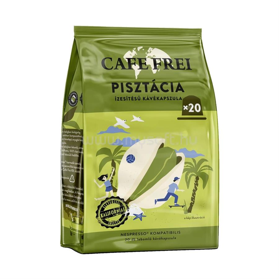 CAFE FREI Kávékapszula, Nespresso kompatibilis, Cafe Frei, pisztácia 20db kapszula