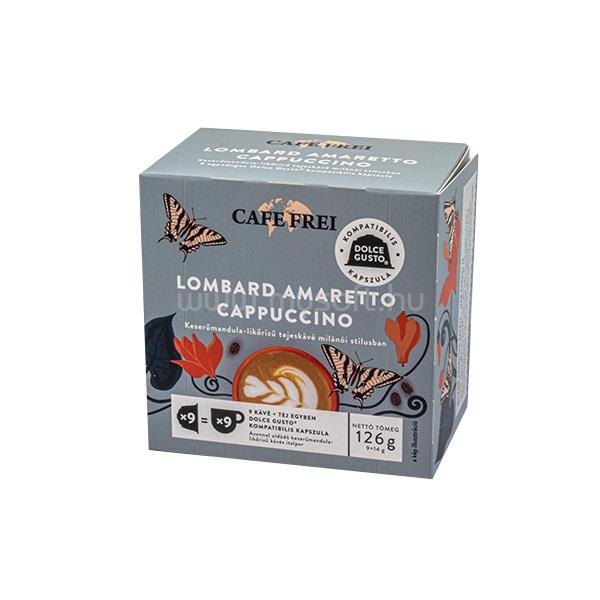 CAFE FREI Lombard amaretto-cappuccino dolce gusto kompatibilis 9 db kávékapszula