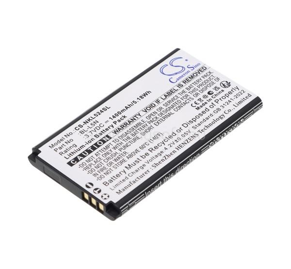 CAMERON SINO CAMERON SINO Li-Ion akku 3.7V / 1400mAh, Nokia BL-L5N kompatibilis, FEKETE