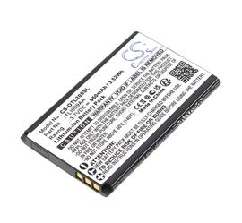CAMERON SINO Alcatel OT-2053D / OT-2038X Li-Ion akku 3.7V / 950mAh, Alcatel TLI009AA kompatibilis, FEKETE CS-OTL205SL small