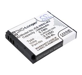 CAMERON SINO Li-Ion akku (3.7V/1000mAh, Canon NB-6L kompatibilis) FEKETE CS-NB6LMX small