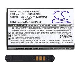 CAMERON SINO Samsung Xcover 550 CAMERON SINO Li-Ion akku 3.7V/1200mAh, Samsung EB-BB550ABE kompatibilis, FEKETE CS-SMX550SL small