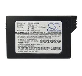 CAMERON SINO Li-Ion akku 3.7V/1200mAh, Sony PSP-S110 kompatibilis, FEKETE CS-SP112SL small