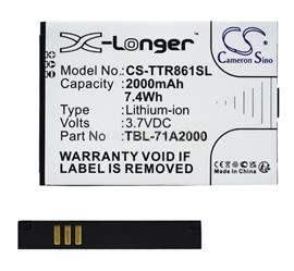 CAMERON SINO Li-Ion akku 3.7V/2000mAh, TP-Link M7200 kompatibilis, FEKETE CS-TTR861SL small