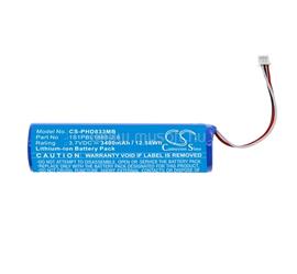 CAMERON SINO Li-Ion akku 3.7V/3400mAh, Philips 1S1PBL1865-2.6 kompatibilis, KÉK CS-PHD833MB small