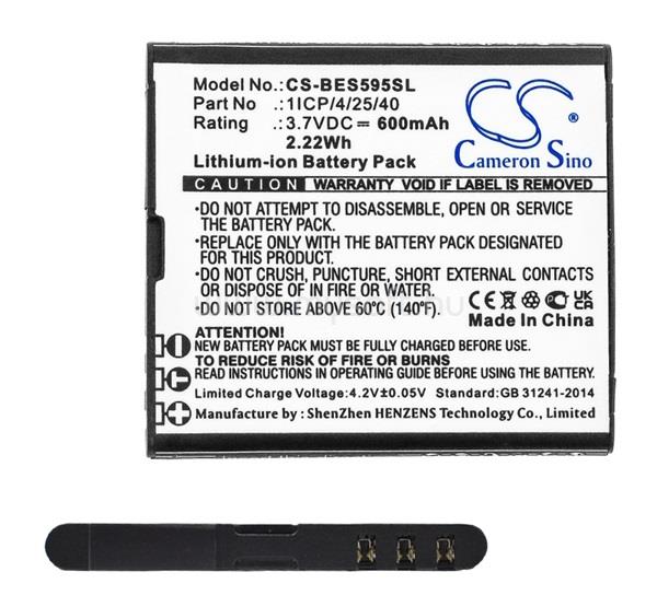 CAMERON SINO Li-Ion akku 3.7V/600mAh, Bea-fon 1ICP/4/25/40 kompatibilis