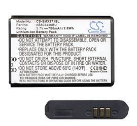 CAMERON SINO Samsung Xcover 271 CAMERON SINO Li-Ion akku 3.7V/750mAh, Samsung AB803446BA kompatibilis, FEKETE CS-SMX271SL small