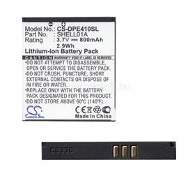 CAMERON SINO Doro 409 Li-Ion akku 3.7V/800mAh, Doro CareClamshell kompatibilis, FEKETE CS-DPE410SL small