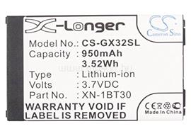 CAMERON SINO Sharp GX-17 / GX-25 / GX-15 Li-Ion akku 3.7V/950mAh, XN-1BT30 kompatibilis CS-GX32SL small