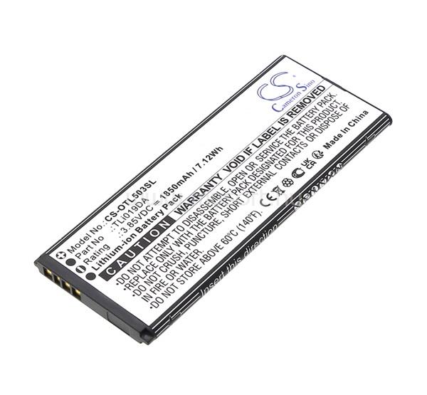 CAMERON SINO Alcatel 1 CAMERON SINO Li-Ion akku 3.85V / 1850mAh, Alcatel TLi019DA kompatibilis, FEKETE