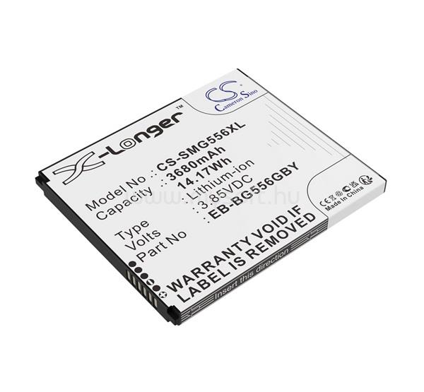 CAMERON SINO Samsung Xcover 7 CAMERON SINO Li-Ion akku 3.85V / 3680mAh, Samsung EB-BG556GBY kompatibilis, FEKETE