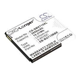 CAMERON SINO Samsung Xcover Pro CAMERON SINO Li-Ion akku 3.85V/3950mAh, Samsung EB-BG715BBE kompatibilis, FEKETE CS-SMX715XL small