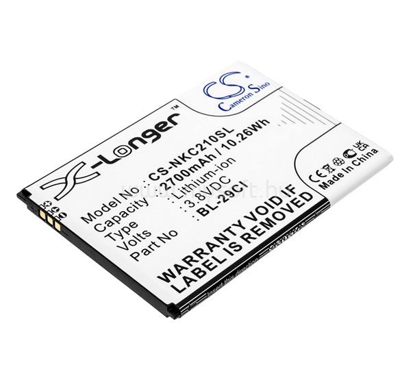 CAMERON SINO CAMERON SINO Li-Ion akku 3.8V/2700mAh, Nokia BL-29CI kompatibilis, FEKETE