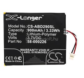 CAMERON SINO Li-Polymer akku (3.7V/900mAh, Amazon 26S1019 kompatibilis) CS-ABD290SL small